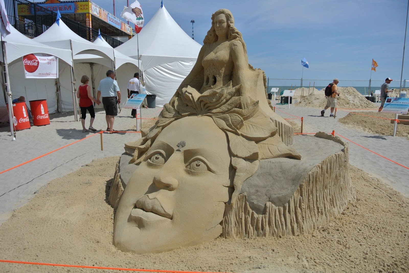 award winning sand sculpture at world cup of sand art 2014